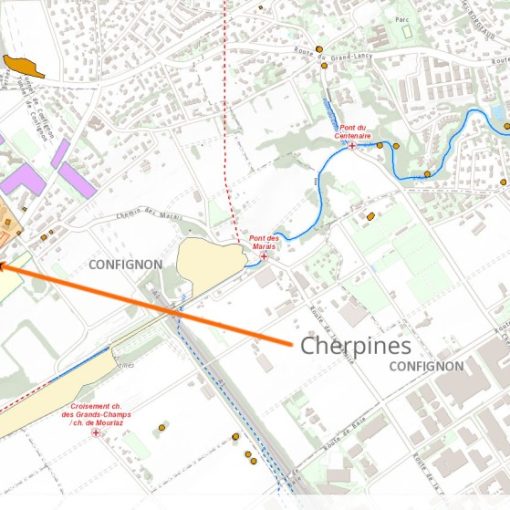 Cherpines autrement.ch le projet plans et densite plan comparatif densite cherpines confignon