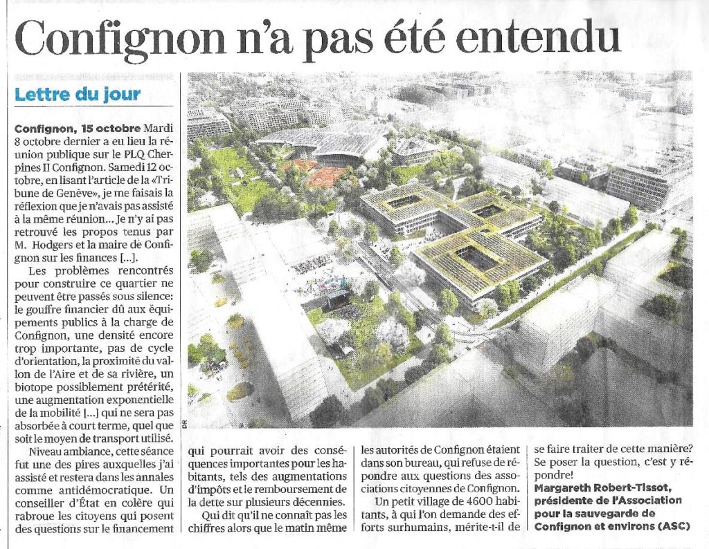 Confignon N 'a Pas été Entendu Mrt Oct 2024